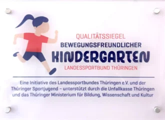 Qualitätssiegel Bewegungsfreundlicher Kindergarten Weltentdecker Jena